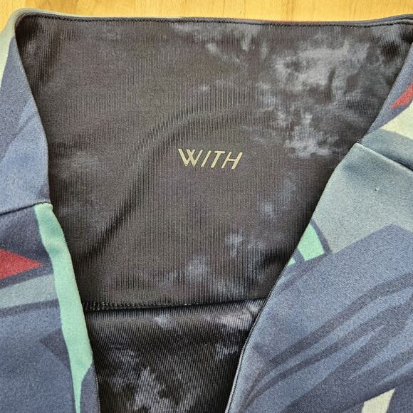 Peloton WITH X Women’s XS Expedition High Waist Capri Geometric REVERSIBLE 2021 - Picture 4 of 12